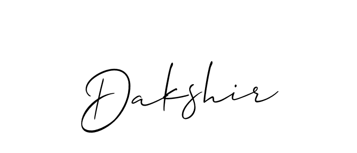 Make a beautiful signature design for name Dakshir. Use this online signature maker to create a handwritten signature for free. Dakshir signature style 2 images and pictures png