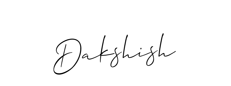 Make a short Dakshish signature style. Manage your documents anywhere anytime using Allison_Script. Create and add eSignatures, submit forms, share and send files easily. Dakshish signature style 2 images and pictures png
