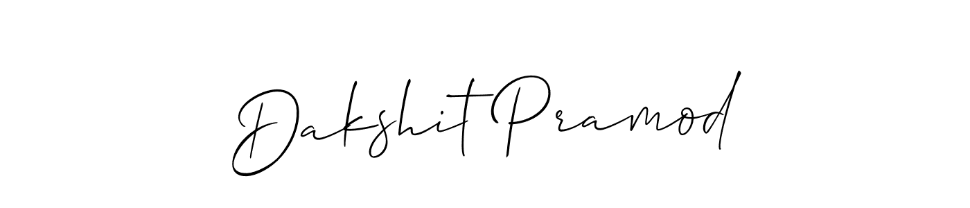 It looks lik you need a new signature style for name Dakshit Pramod. Design unique handwritten (Allison_Script) signature with our free signature maker in just a few clicks. Dakshit Pramod signature style 2 images and pictures png