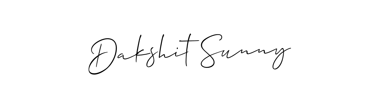 Best and Professional Signature Style for Dakshit Sunny. Allison_Script Best Signature Style Collection. Dakshit Sunny signature style 2 images and pictures png