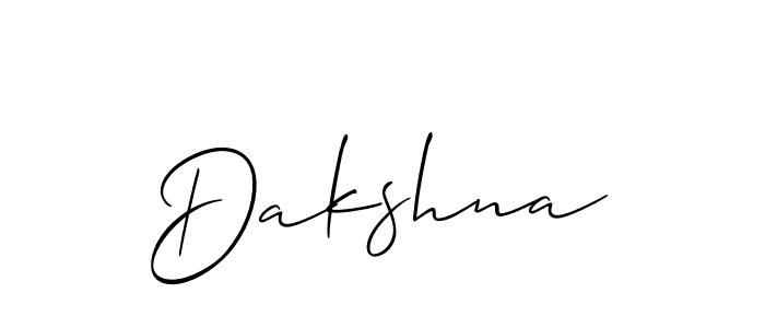 Once you've used our free online signature maker to create your best signature Allison_Script style, it's time to enjoy all of the benefits that Dakshna name signing documents. Dakshna signature style 2 images and pictures png