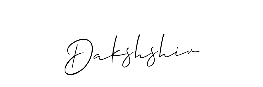 How to Draw Dakshshiv signature style? Allison_Script is a latest design signature styles for name Dakshshiv. Dakshshiv signature style 2 images and pictures png