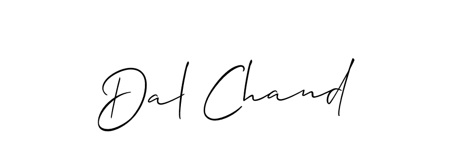 Design your own signature with our free online signature maker. With this signature software, you can create a handwritten (Allison_Script) signature for name Dal Chand. Dal Chand signature style 2 images and pictures png