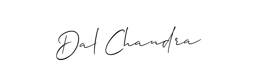 Similarly Allison_Script is the best handwritten signature design. Signature creator online .You can use it as an online autograph creator for name Dal Chandra. Dal Chandra signature style 2 images and pictures png