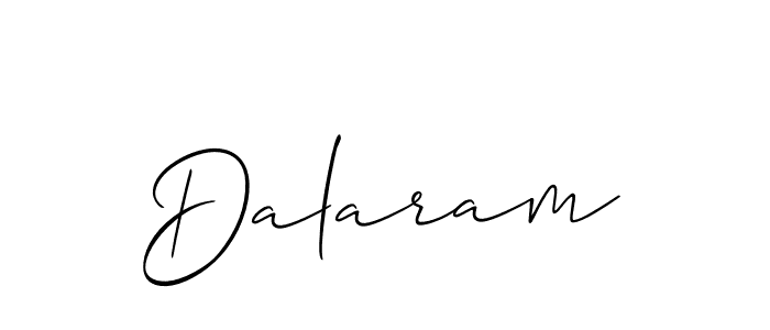 Allison_Script is a professional signature style that is perfect for those who want to add a touch of class to their signature. It is also a great choice for those who want to make their signature more unique. Get Dalaram name to fancy signature for free. Dalaram signature style 2 images and pictures png