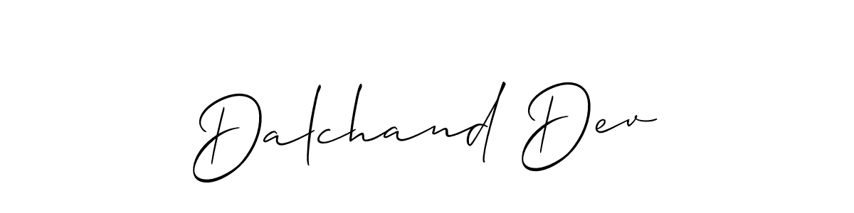 You can use this online signature creator to create a handwritten signature for the name Dalchand Dev. This is the best online autograph maker. Dalchand Dev signature style 2 images and pictures png
