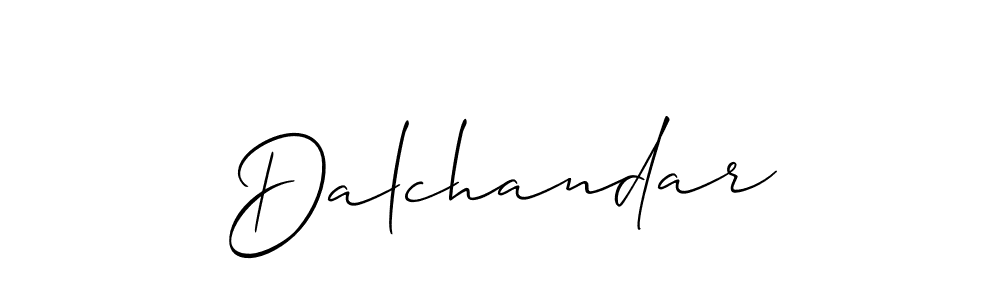 Dalchandar stylish signature style. Best Handwritten Sign (Allison_Script) for my name. Handwritten Signature Collection Ideas for my name Dalchandar. Dalchandar signature style 2 images and pictures png