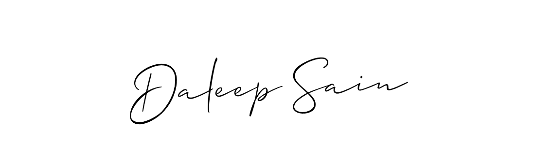 Best and Professional Signature Style for Daleep Sain. Allison_Script Best Signature Style Collection. Daleep Sain signature style 2 images and pictures png