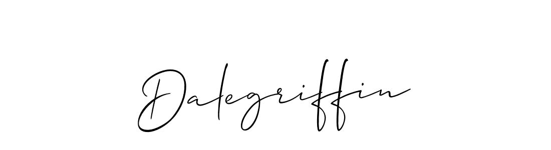 Create a beautiful signature design for name Dalegriffin. With this signature (Allison_Script) fonts, you can make a handwritten signature for free. Dalegriffin signature style 2 images and pictures png