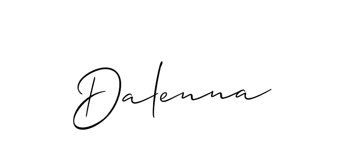 Similarly Allison_Script is the best handwritten signature design. Signature creator online .You can use it as an online autograph creator for name Dalenna. Dalenna signature style 2 images and pictures png