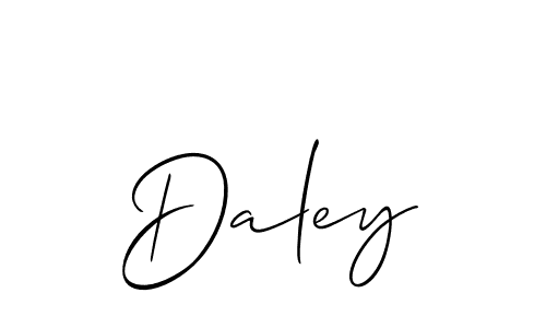 Best and Professional Signature Style for Daley. Allison_Script Best Signature Style Collection. Daley signature style 2 images and pictures png