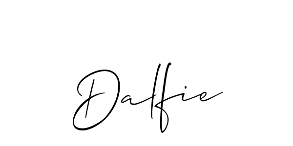 Once you've used our free online signature maker to create your best signature Allison_Script style, it's time to enjoy all of the benefits that Dalfie name signing documents. Dalfie signature style 2 images and pictures png