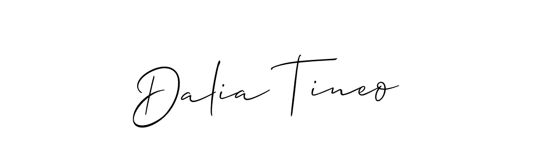 Best and Professional Signature Style for Dalia Tineo. Allison_Script Best Signature Style Collection. Dalia Tineo signature style 2 images and pictures png