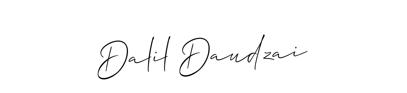 You can use this online signature creator to create a handwritten signature for the name Dalil Daudzai. This is the best online autograph maker. Dalil Daudzai signature style 2 images and pictures png