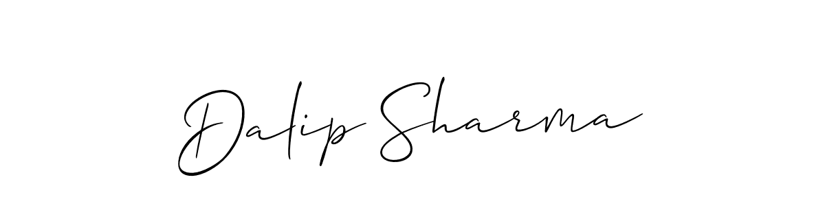 Make a short Dalip Sharma signature style. Manage your documents anywhere anytime using Allison_Script. Create and add eSignatures, submit forms, share and send files easily. Dalip Sharma signature style 2 images and pictures png