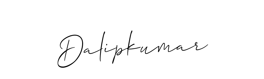 You should practise on your own different ways (Allison_Script) to write your name (Dalipkumar) in signature. don't let someone else do it for you. Dalipkumar signature style 2 images and pictures png