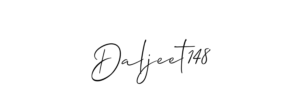 Make a beautiful signature design for name Daljeet148. With this signature (Allison_Script) style, you can create a handwritten signature for free. Daljeet148 signature style 2 images and pictures png