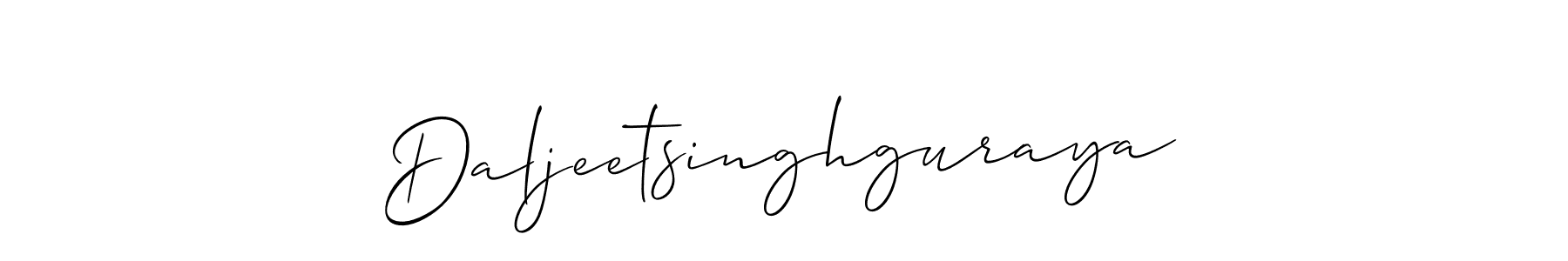 Once you've used our free online signature maker to create your best signature Allison_Script style, it's time to enjoy all of the benefits that Daljeetsinghguraya name signing documents. Daljeetsinghguraya signature style 2 images and pictures png