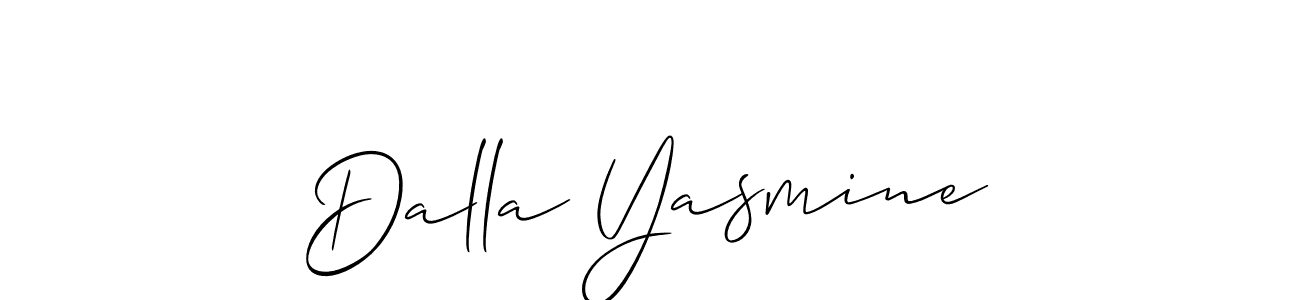 Here are the top 10 professional signature styles for the name Dalla Yasmine. These are the best autograph styles you can use for your name. Dalla Yasmine signature style 2 images and pictures png