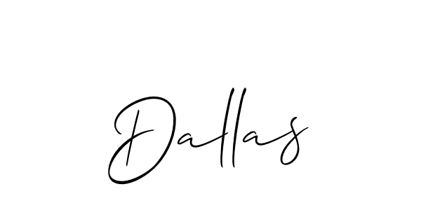 Best and Professional Signature Style for Dallas. Allison_Script Best Signature Style Collection. Dallas signature style 2 images and pictures png