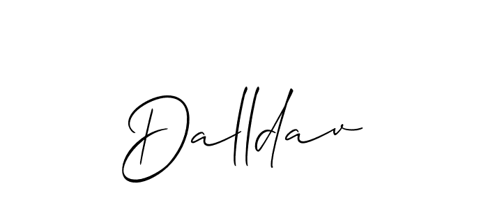 Best and Professional Signature Style for Dalldav. Allison_Script Best Signature Style Collection. Dalldav signature style 2 images and pictures png