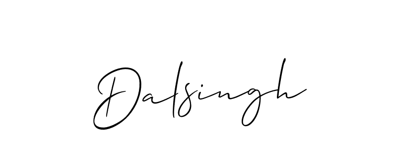 How to Draw Dalsingh signature style? Allison_Script is a latest design signature styles for name Dalsingh. Dalsingh signature style 2 images and pictures png