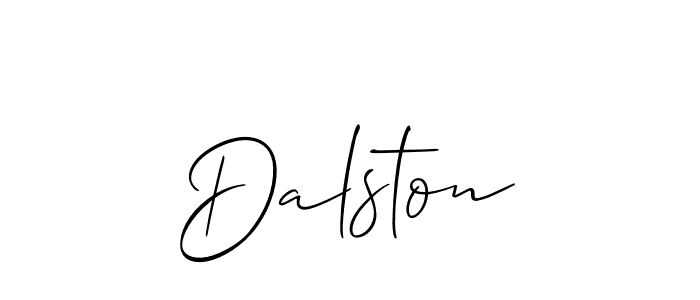 This is the best signature style for the Dalston name. Also you like these signature font (Allison_Script). Mix name signature. Dalston signature style 2 images and pictures png