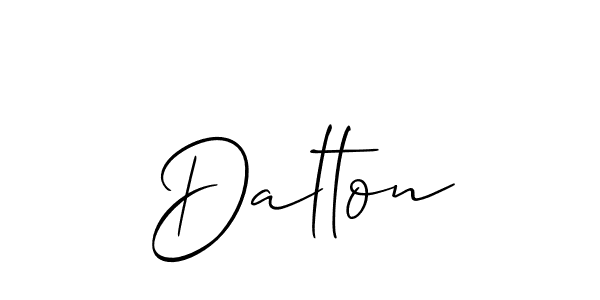 Best and Professional Signature Style for Dalton. Allison_Script Best Signature Style Collection. Dalton signature style 2 images and pictures png