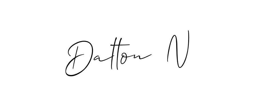 You can use this online signature creator to create a handwritten signature for the name Dalton  N. This is the best online autograph maker. Dalton  N signature style 2 images and pictures png