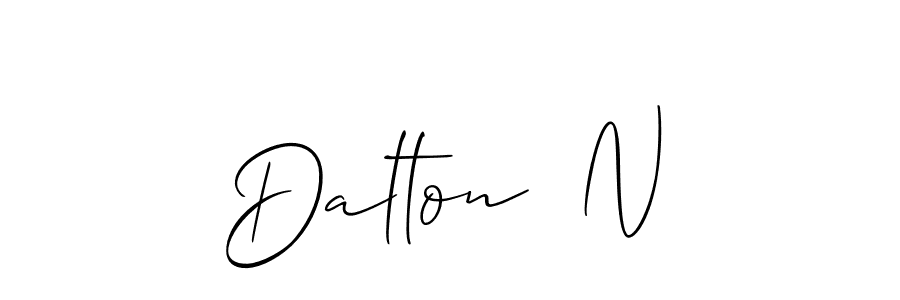 Best and Professional Signature Style for Dalton  N. Allison_Script Best Signature Style Collection. Dalton  N signature style 2 images and pictures png