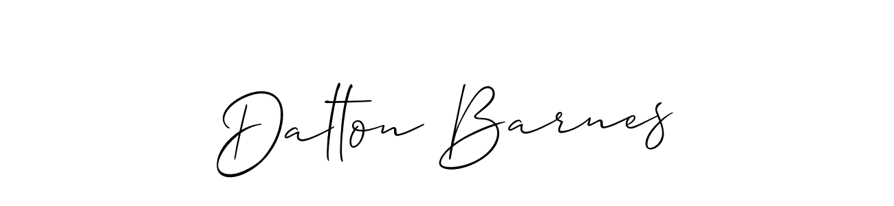 You should practise on your own different ways (Allison_Script) to write your name (Dalton Barnes) in signature. don't let someone else do it for you. Dalton Barnes signature style 2 images and pictures png