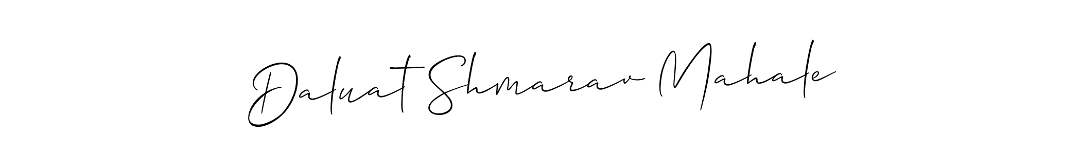 Once you've used our free online signature maker to create your best signature Allison_Script style, it's time to enjoy all of the benefits that Daluat Shmarav Mahale name signing documents. Daluat Shmarav Mahale signature style 2 images and pictures png
