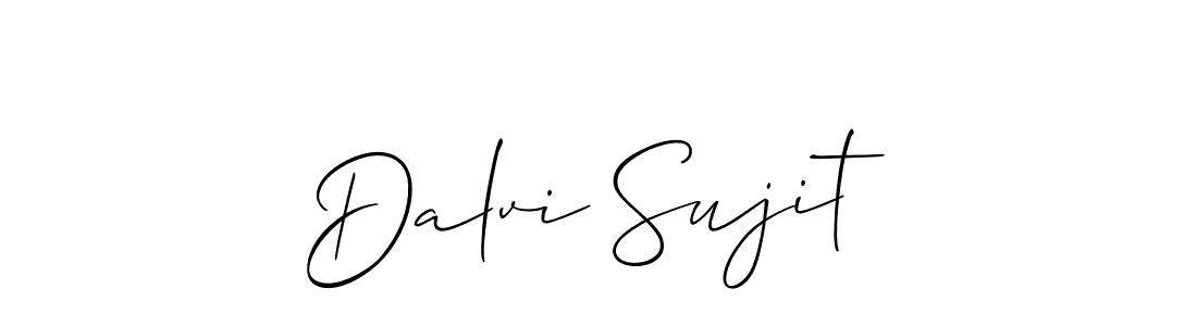 Also You can easily find your signature by using the search form. We will create Dalvi Sujit name handwritten signature images for you free of cost using Allison_Script sign style. Dalvi Sujit signature style 2 images and pictures png