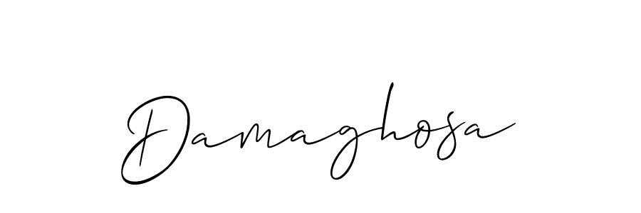 Also we have Damaghosa name is the best signature style. Create professional handwritten signature collection using Allison_Script autograph style. Damaghosa signature style 2 images and pictures png