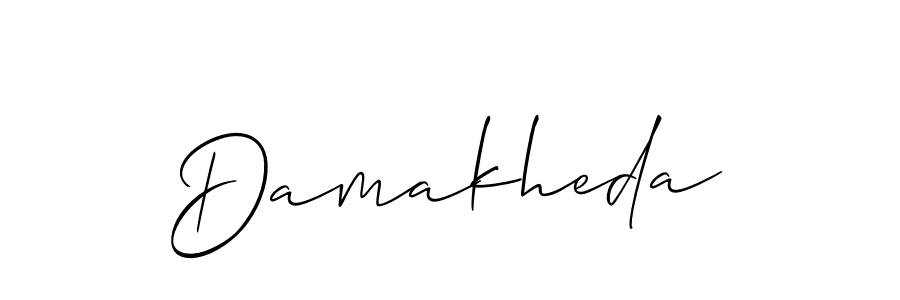 You should practise on your own different ways (Allison_Script) to write your name (Damakheda) in signature. don't let someone else do it for you. Damakheda signature style 2 images and pictures png