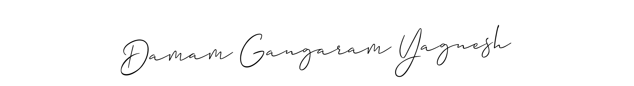 How to Draw Damam Gangaram Yagnesh signature style? Allison_Script is a latest design signature styles for name Damam Gangaram Yagnesh. Damam Gangaram Yagnesh signature style 2 images and pictures png