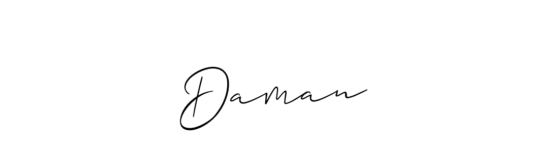 This is the best signature style for the Daman❤️ name. Also you like these signature font (Allison_Script). Mix name signature. Daman❤️ signature style 2 images and pictures png