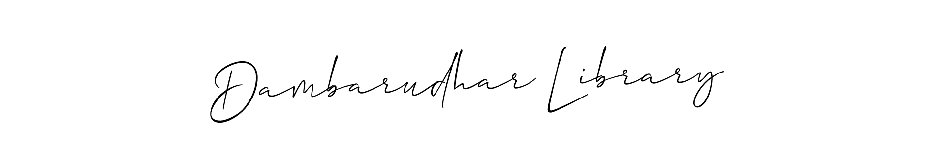 Similarly Allison_Script is the best handwritten signature design. Signature creator online .You can use it as an online autograph creator for name Dambarudhar Library. Dambarudhar Library signature style 2 images and pictures png
