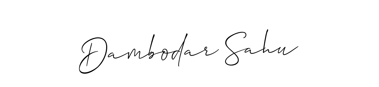 if you are searching for the best signature style for your name Dambodar Sahu. so please give up your signature search. here we have designed multiple signature styles  using Allison_Script. Dambodar Sahu signature style 2 images and pictures png