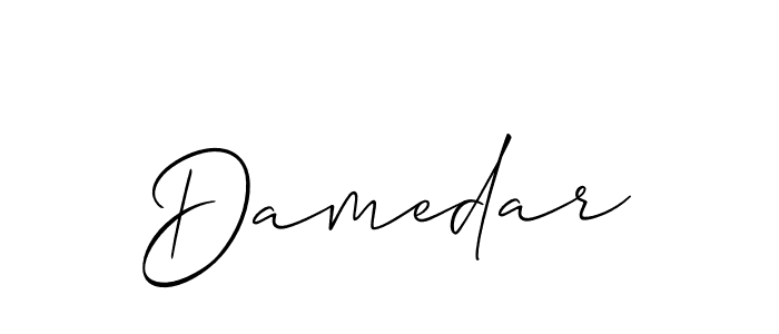 Once you've used our free online signature maker to create your best signature Allison_Script style, it's time to enjoy all of the benefits that Damedar name signing documents. Damedar signature style 2 images and pictures png