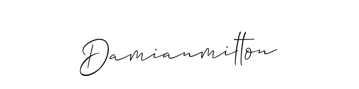 Once you've used our free online signature maker to create your best signature Allison_Script style, it's time to enjoy all of the benefits that Damianmilton name signing documents. Damianmilton signature style 2 images and pictures png