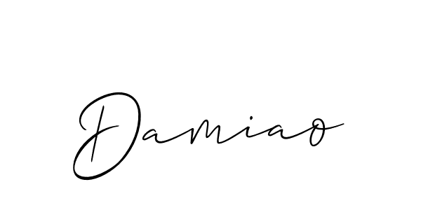 How to Draw Damiao signature style? Allison_Script is a latest design signature styles for name Damiao. Damiao signature style 2 images and pictures png