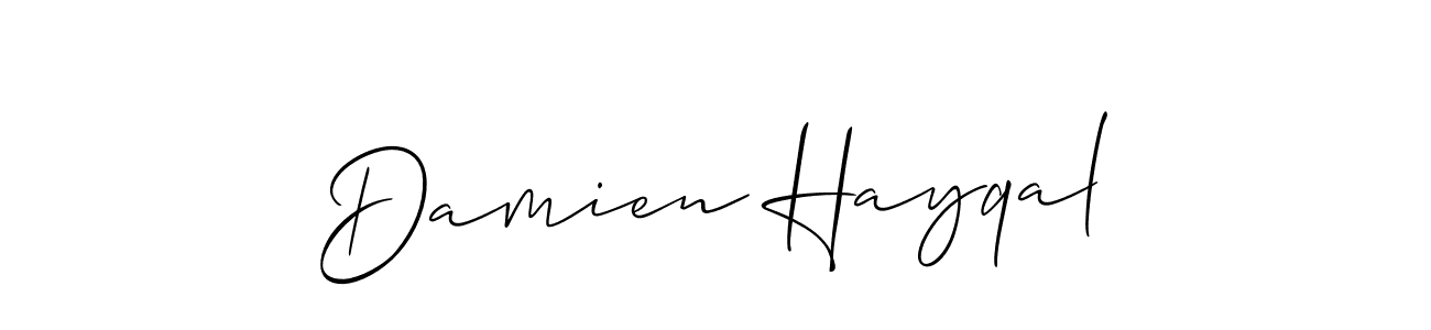 Once you've used our free online signature maker to create your best signature Allison_Script style, it's time to enjoy all of the benefits that Damien Hayqal name signing documents. Damien Hayqal signature style 2 images and pictures png