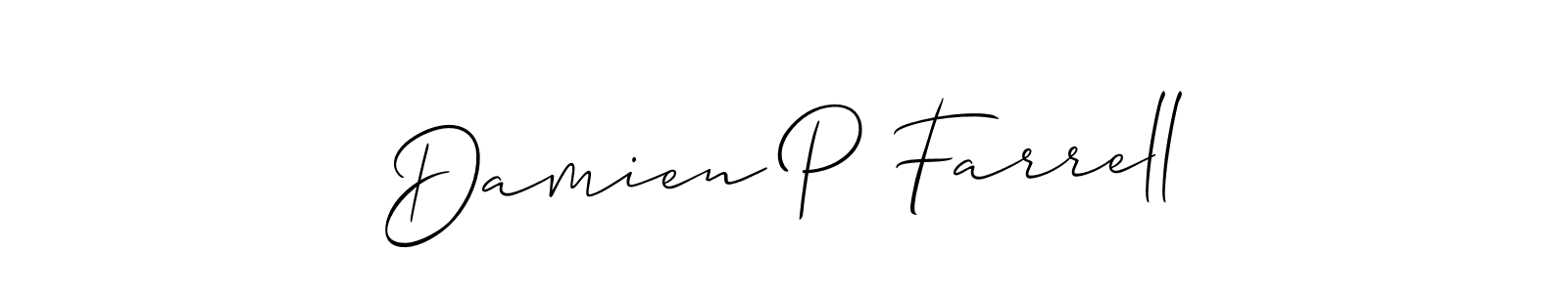 You can use this online signature creator to create a handwritten signature for the name Damien P Farrell. This is the best online autograph maker. Damien P Farrell signature style 2 images and pictures png