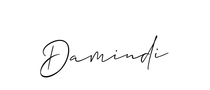 Best and Professional Signature Style for Damindi. Allison_Script Best Signature Style Collection. Damindi signature style 2 images and pictures png