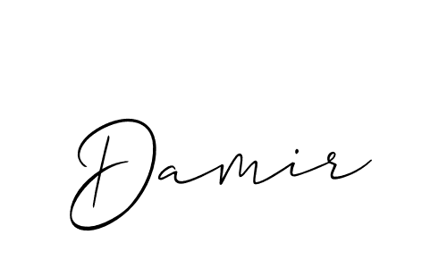 It looks lik you need a new signature style for name Damir. Design unique handwritten (Allison_Script) signature with our free signature maker in just a few clicks. Damir signature style 2 images and pictures png