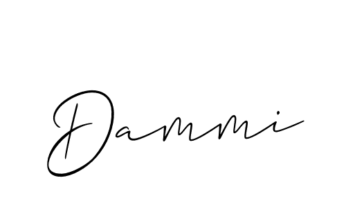 Similarly Allison_Script is the best handwritten signature design. Signature creator online .You can use it as an online autograph creator for name Dammi. Dammi signature style 2 images and pictures png