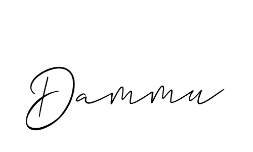 Make a beautiful signature design for name Dammu. Use this online signature maker to create a handwritten signature for free. Dammu signature style 2 images and pictures png