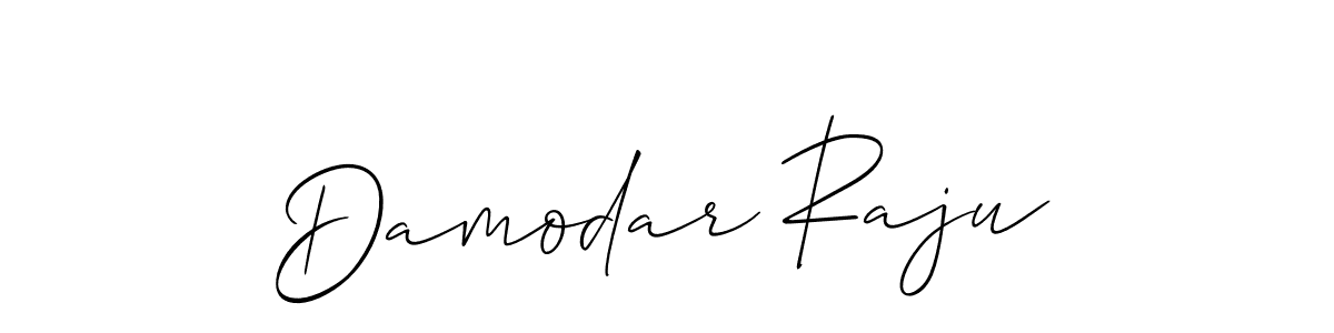 Damodar Raju stylish signature style. Best Handwritten Sign (Allison_Script) for my name. Handwritten Signature Collection Ideas for my name Damodar Raju. Damodar Raju signature style 2 images and pictures png