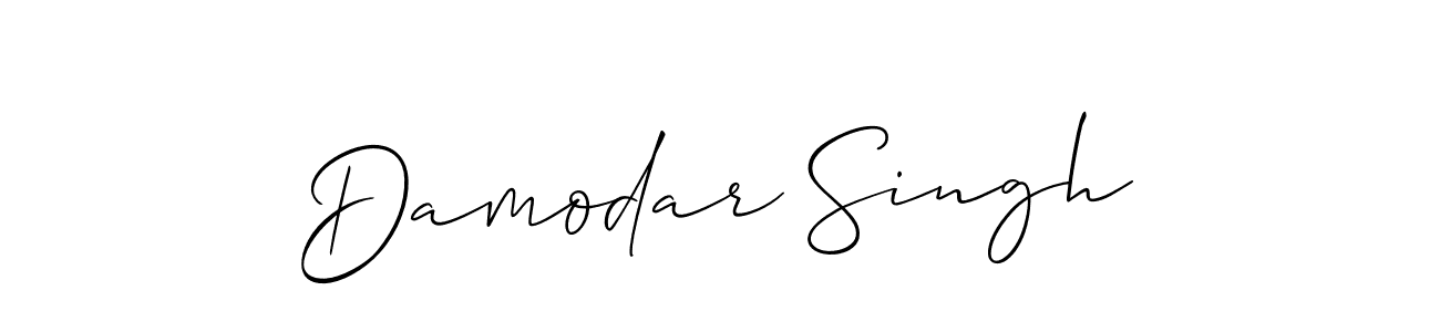 Design your own signature with our free online signature maker. With this signature software, you can create a handwritten (Allison_Script) signature for name Damodar Singh. Damodar Singh signature style 2 images and pictures png